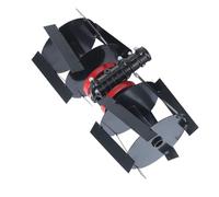 Aratro Trattore da Giardino, Disc Harrow | Aratura da Giardino Solido bilanciato,Scalificatori di prato resistenti all'erosione Abbandonando la Ruota per Garden Farm Orchard Field Soil Trattore