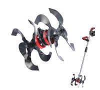 Aratro trattore da giardino, Disc Harrow,Efficace bilanciato disco aratro | Scalificatori per prato resistenti all'erosione Abbandonando la ruota per Garden Farm Orchard Field Soil Trattore