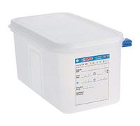 Araven cibo contenitore 6LTR 6 litro (1/3 GN). 150 x 325 x 176 mm. Quantità nella confezione: 4