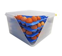 Araven Contenitore ermetico in polipropilene, con 4 vassoi per uova GN 2/3, 200 mm