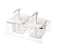 Araven CR822 Sauce dispenser GN 1/6, 2.6 l, trasparente (confezione da 2)