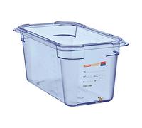 Araven GP576 GN1/4 - Contenitore alimentare in ABS, 150 mm, colore: Blu