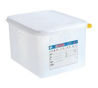 Araven Polypropylene 1/2 Gastronorm Food Container 12.5Ltr (Pack of 4) - [T989]
