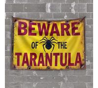 Arazzo Beware Of The Tarantula. Arazzo divertente decorazione funky (75 x 100 cm)