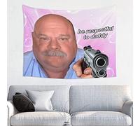 LWIEF Arazzo con scritta Daddy Winkle Be Respectful To Daddy, 73,7 x 96,5 cm, divertente, da appendere alla parete, per camera da letto e soggiorno