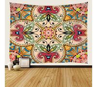 Arazzo da Fare Coperta Parete Colorato Mandala Psichedelico Modello Vintage Art Arazzi Classici Telo Muro Giapponese Soggiorno Camera Letto Decorazione della 59X51 Inches