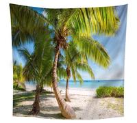Arazzo Da Parete Camera Da Letto Palma Pianta Tropicale 180X230 Arazzo Da Parete Paesaggio 3D Piccolo Grande Divertente Per Cameretta Dei Bambini Soggiorno Dormitorio,D18