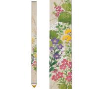 Arazzo Da Parete Dipinto A Mano In Lino I Sette Fiori D'Autunno