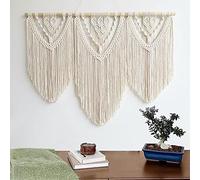 Arazzo da parete in macramè, stile bohémien, da appendere (motivo C)