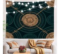 Arazzo Da Parete Maritime Ship Elements Nautical Arazzo Da Appendere Colorato Tapestries Multiuso Arazzi Per Living Room Festa Dormitorio 130X152CM
