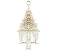 Arazzo da parete per soggiorno,Arazzo intrecciato a mano a forma di albero di Natale con | Ornamento vintage per regalo di compleanno, decorazione rustica per la ragione