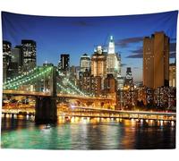 Arazzo da Parete Scena Notturna Della Città 150x150 cm Arazzo Neon Arazzi Telo da Parete Decorazione per Camera da Letto Soggiorno, dormitorio a-8885