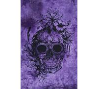 Arazzo da parete VIOLA mandala bohemian hippie arte da parete decorazione cas...