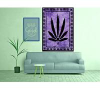 Arazzo da parete VIOLA mandala bohemian hippie arte da parete decorazione cas...
