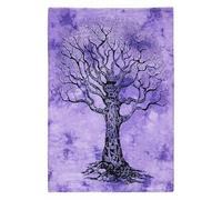 Arazzo da parete VIOLA mandala bohemian hippie arte da parete decorazione cas...