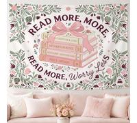 Arazzo fantasioso per amanti dei libri, 228 x 178 cm