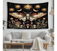 Arazzo Farna astratta re Arazzi da Parete Cielo notturno psicodelico Arazzo Telo Indiano Parete Decorazione Camera da Letto Telo Etnico 150x130cm