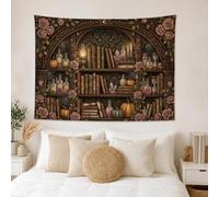 Arazzo gotico accademico per libreria, 203 x 152 cm