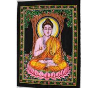 Arazzo hippie Buddha indiano da appendere a parete etnico zingaro decorazione...