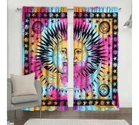 Arazzo Hippie Mandala Tenda da Sole per Finestra Tenda da Appendere Tenda da ...