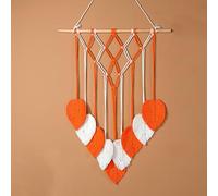 Arazzo in macramè da appendere alla parete, stile bohémien, in stile bohémien, decorazione da parete sopra il letto, decorazione per matrimonio, Natale, per camera da letto, soggiorno, cameretta dei