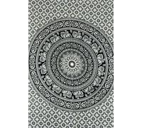 Arazzo indiano elefante mandala da appendere al muro decorazione casa bohemie...