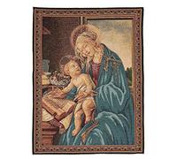 Arazzo ispirato dalla Madonna Del Libro di Sandro Botticelli 65x50 cm