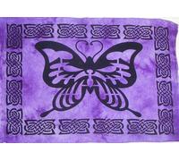 Arazzo mandala indiano decorazione da appendere a parete 100% farfalla cotta ...