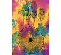 Arazzo mandala indiano multi design 100% cotone acchiappasogni da parete nuovo