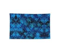 Arazzo orizzontale stampato tartaruga marina blu, bandiera durevole per interni ed esterni per fraternità e festival