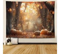 Arazzo Paesaggio Autunnale Arazzo da Parete Grande Giorno Del Ringraziamento Stampa 3D Arazzi da Parete 230x180 cm, Decorazioni da Parete per Casa Soggiorno Camera da Letto a-7115