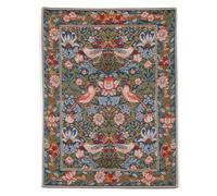 Arazzo per uccellini che mangiano fragole tessuto decorazione da parete arte ...