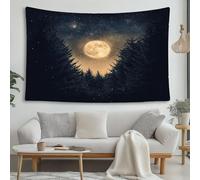 Arazzo Psicodeli stelle Arazzi da Parete Il magico cielo notturno Arazzo Telo Indiano Parete Decorazione Camera da Letto Telo Etnico 150x130cm