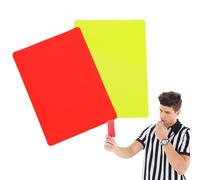 Arb - Set di 2 carte da arbitro per arbitri da calcio, 2 pezzi, set di accessori per arbitri sportivi multifunzionali, accessori professionali per arbitri