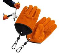 Arbeitshandschuhe - Campinghandschuhe - Grillhandschuhe - Campinghandschuhe | Hitzebeständige Grillhandschuhe, Bequeme, Rutschfeste Ofenhandschuhe Zum Grillen Angeln Für Outdoor-Aktivitäten In Der