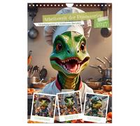 Arbeitswelt der Dinosaurier (Wandkalender 2027 DIN A4 hoch), CALVENDO Monatskale