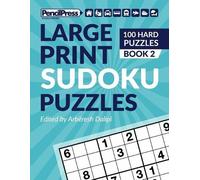 Arbëresh Dalipi Large Print Sudoku Puzzles (100 Hard Puzzles), (Book (Tascabile)