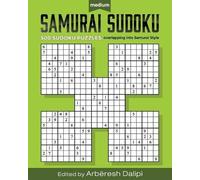 Arbëresh Dalipi Samurai Sudoku Puzzle Book (Tascabile)