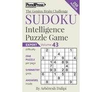 Arbëresh Dalipi Sudoku Puzzle Books Volume 43. Expert. Sudoku Intell (Tascabile)