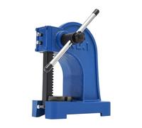 ARBGO 1 tonnellata, pressa manuale di precisione, pressa manuale pesante, pressa a cremagliera con base regolabile in 4 posizioni, per punzonatura, piegatura, estrusione, rivetti, allungamento
