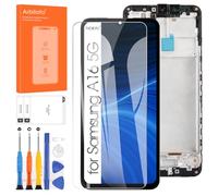Arbilato Schermo di ricambio per Samsung Galaxy A16 5G con telaio, LCD A166 Digitizer Touch Screen Assembly parti di riparazione con strumenti (senza impronte digitali)