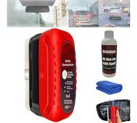 Arbitrbilogy Glass Cool Windshield Cleaner, Automotive Oil Film Cleaning Brush, Glass Cleaning Board For Car, Easily Restore Glass Clarity (1PC)