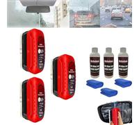 Arbitrbilogy Glass Cool Windshield Cleaner, Automotive Oil Film Cleaning Brush, Glass Cleaning Board For Car, Easily Restore Glass Clarity (3PCS)