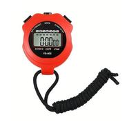 Arbitro Di Aerobica Competizione Strumenti Speciali Cronometro Allenamento Timer Insegnante Educazione Fisica For La Corsa Atletica Leggera Facile Da Usare, Preciso(Red)