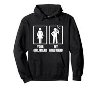 Arbitro La Tua Ragazza La mia Ragazza Fidanzato Divertente Arbitro Felpa con Cappuccio