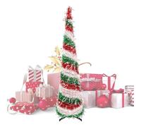 Árbol De Navidad Artificial, Diseño Tipo Lápiz Desplegable, Decoración Para Interior, Chimenea, Esquina, Portico, Apartamento, Oficina, Carnevale, Día De La Madre, Hogar, Fiesta, Tempora