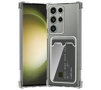 ÁRBOLORO Cover per Samsung Galaxy S23 Ultra 5G Custodia con Slot per Schede Silicon TPU Trasparente Case Ultra Slim Clear Soft Bumper Anti-Graffio Antiurto Cover Case per Samsung Galaxy S23 Ultra 5G