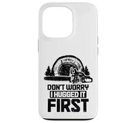 Arboricoltore Boscaiolo non ti preoccupare, l'ho abbracciato prima divertente Custodia per iPhone 13 Pro