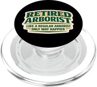 Arboricoltore in pensione come uno scherzo di pensione più felice PopSockets PopGrip per MagSafe