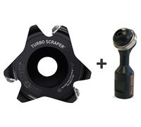 Arbortech SET Sgorbia a sfera e raschietto TURBO small silver